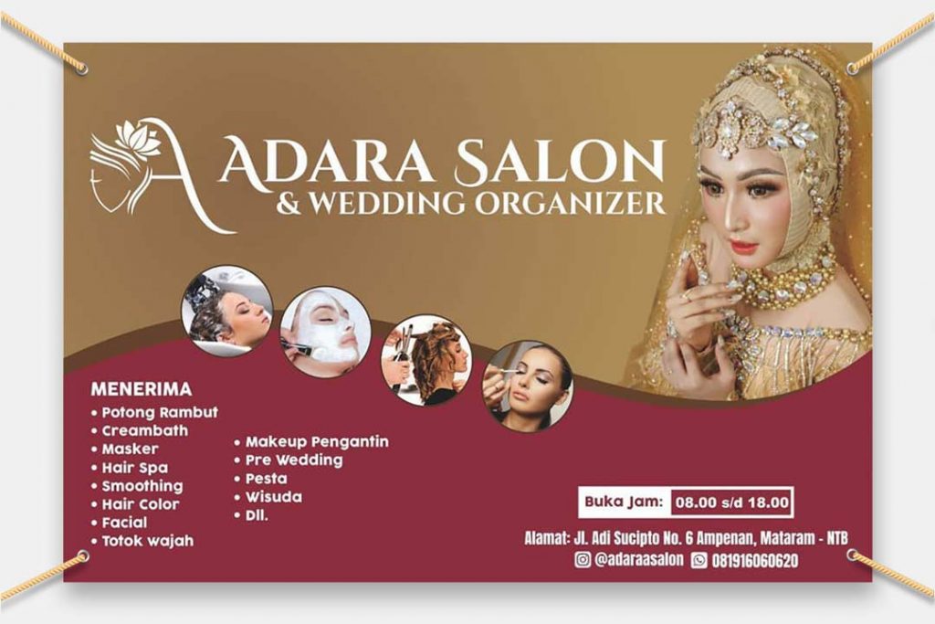 Banner Adara Salon dan Wedding Organizer