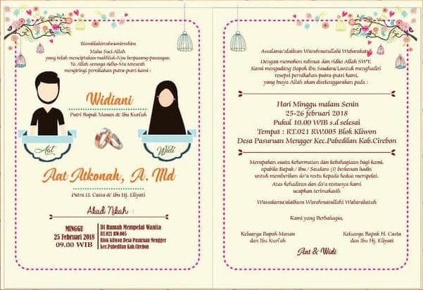 Undangan Pernikahan Islami