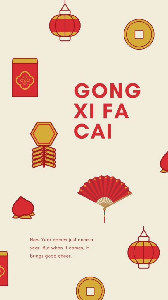 Ucapan Gong Xi Fa Cai