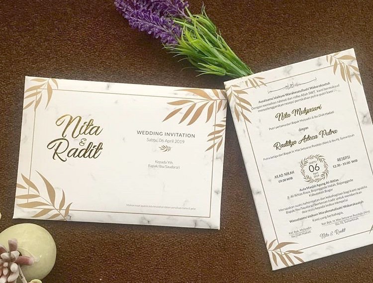 Undangan pernikahan simple elegan – SerbaBisnis
