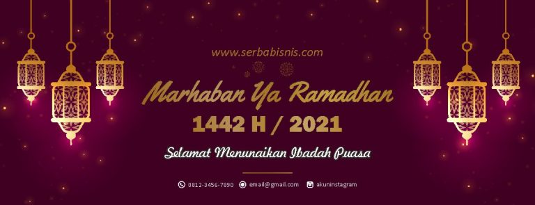 Banner Marhaban Ya Ramadhan 1442H 2021