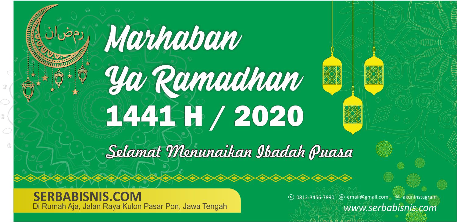 Desain Banner Spanduk Ramadhan Serbabisnis