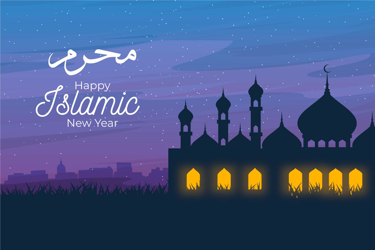 Background Happy Islamic New Year