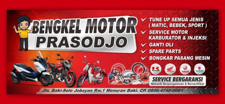 Ini Nih Contoh Banner Spanduk Bengkel Motor yang Keren – SerbaBisnis