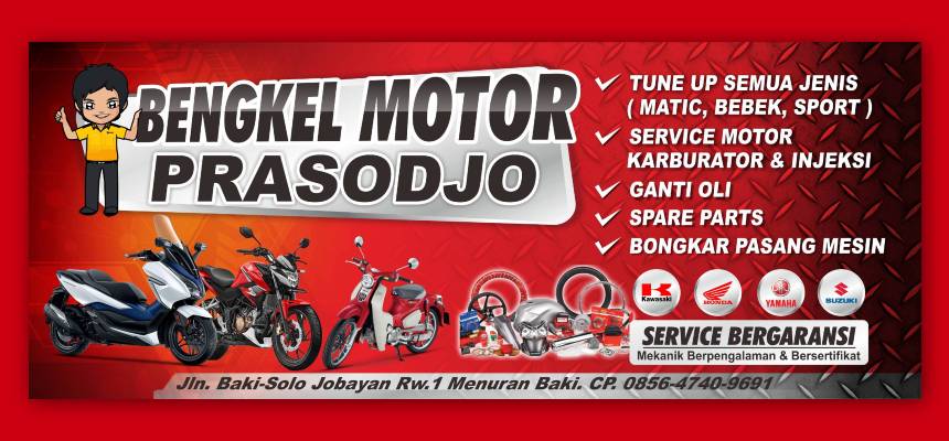 Contoh Spanduk Bengkel Motor - Homecare24