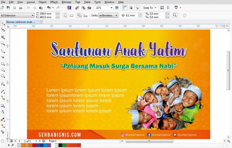 Banner Spnduk Santunan Anak Yatim Featured