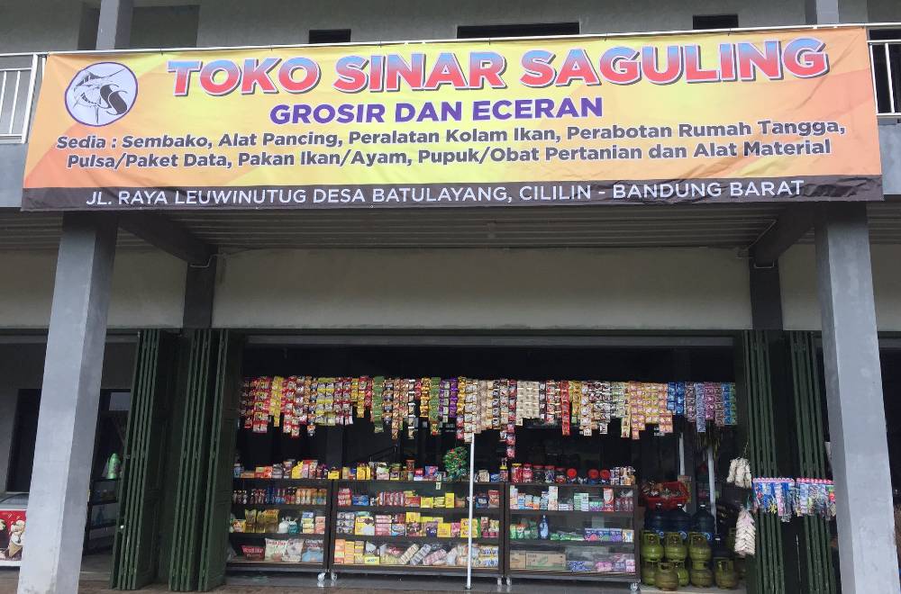 Banner Toko  Sembako Grosir  dan Eceran SerbaBisnis